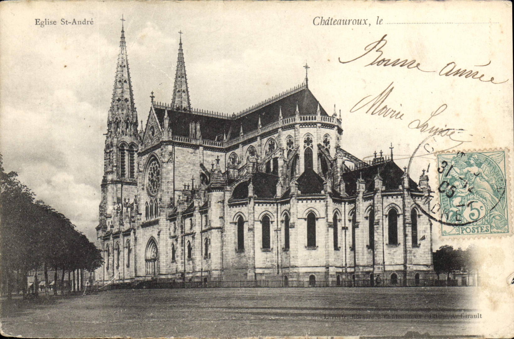 CPA Chateauroux Eglise St Andre 