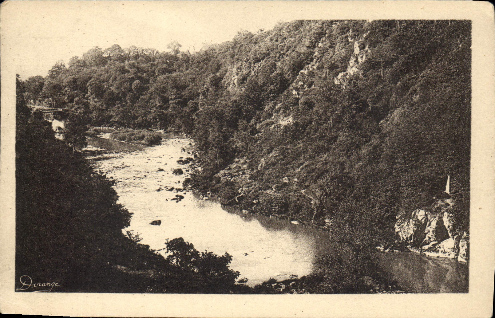 CPA Gargilesse Indre le Grand Gouffre 
