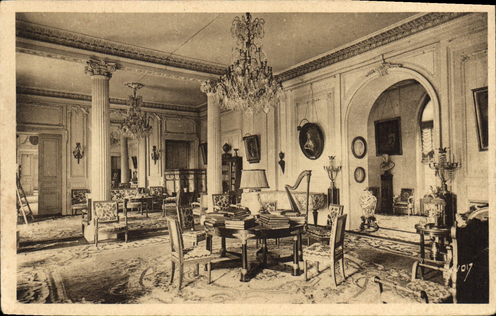 CPA Chateau de Valencay Indre Grand Salon Empire 