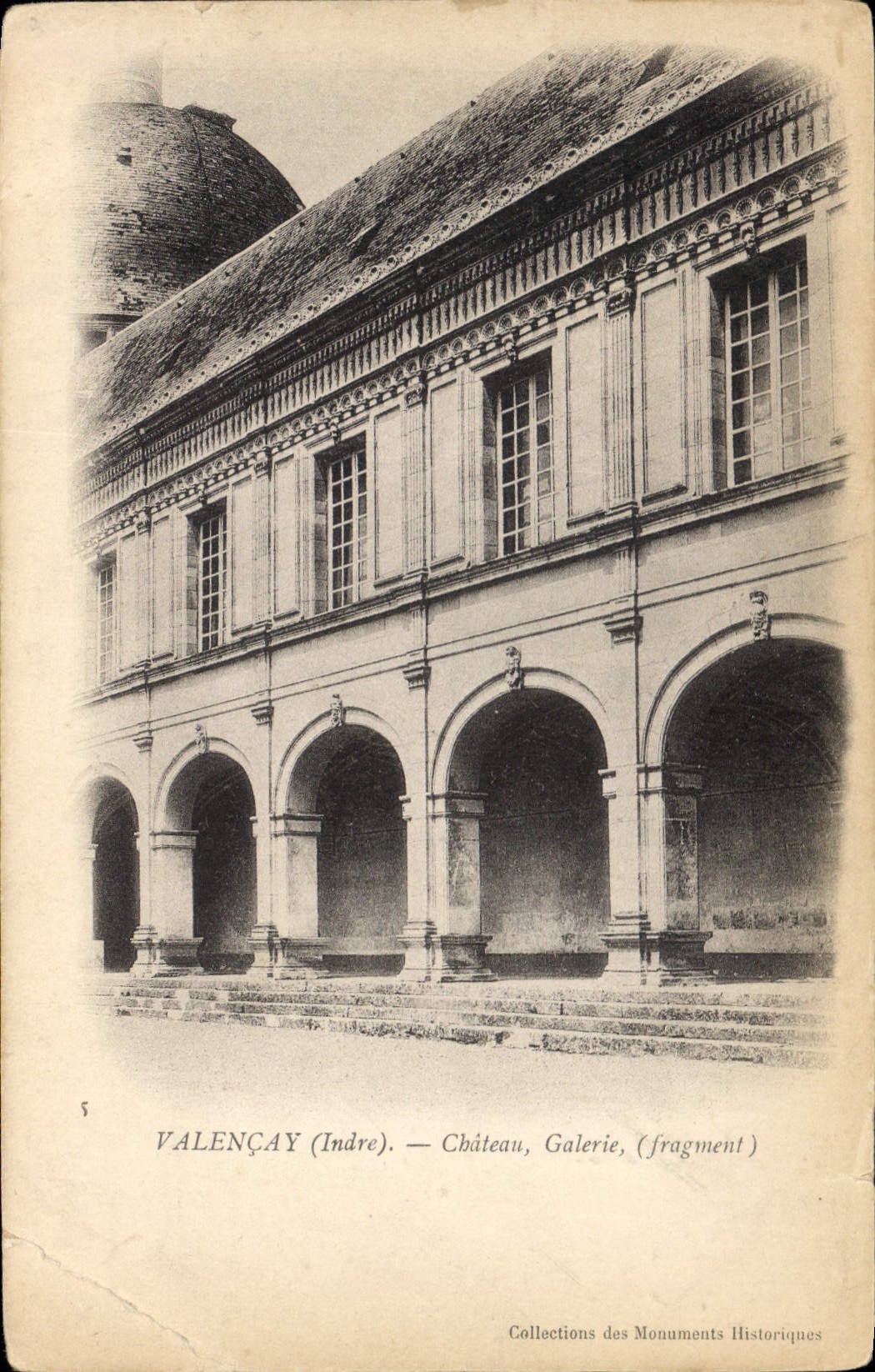 CPA Valencay Indre Chateau Galerie Fragment 