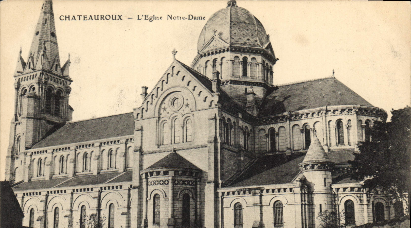 CPA Chateauroux l'eglise Notre Dame