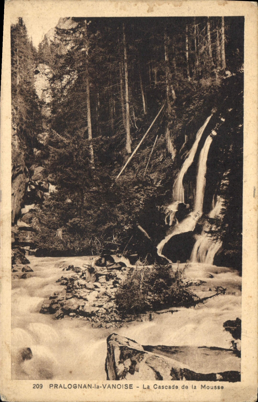 CPA Pralognan la Vanoise la Cascade de la mousse