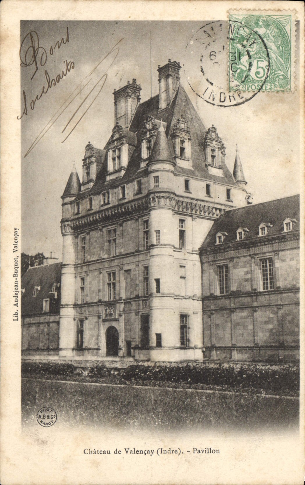CPA Chateau de Valencay Indre Pavillon 