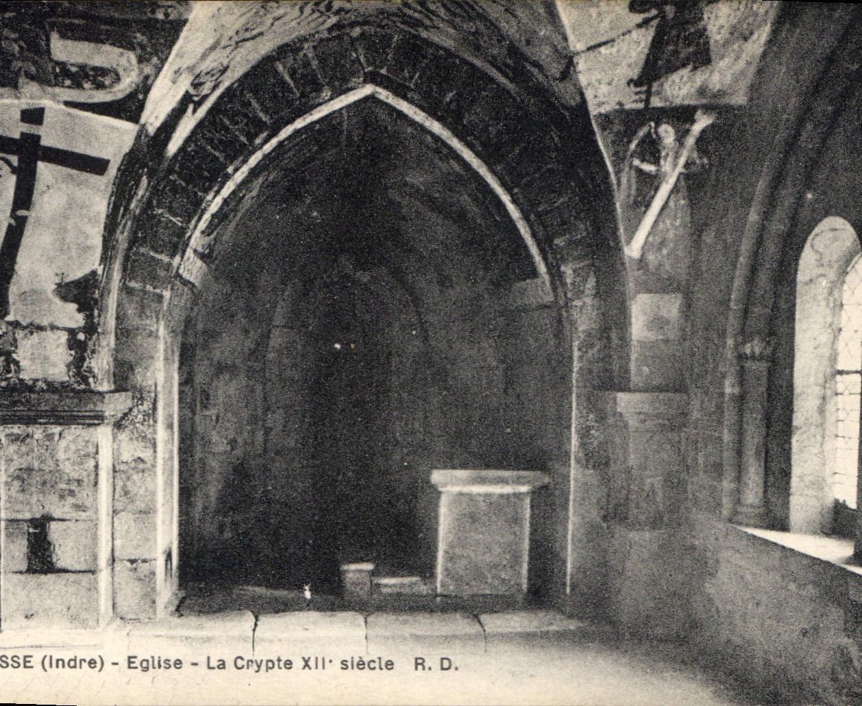 CPA Gargilesse Eglise la crypte XII siecle 