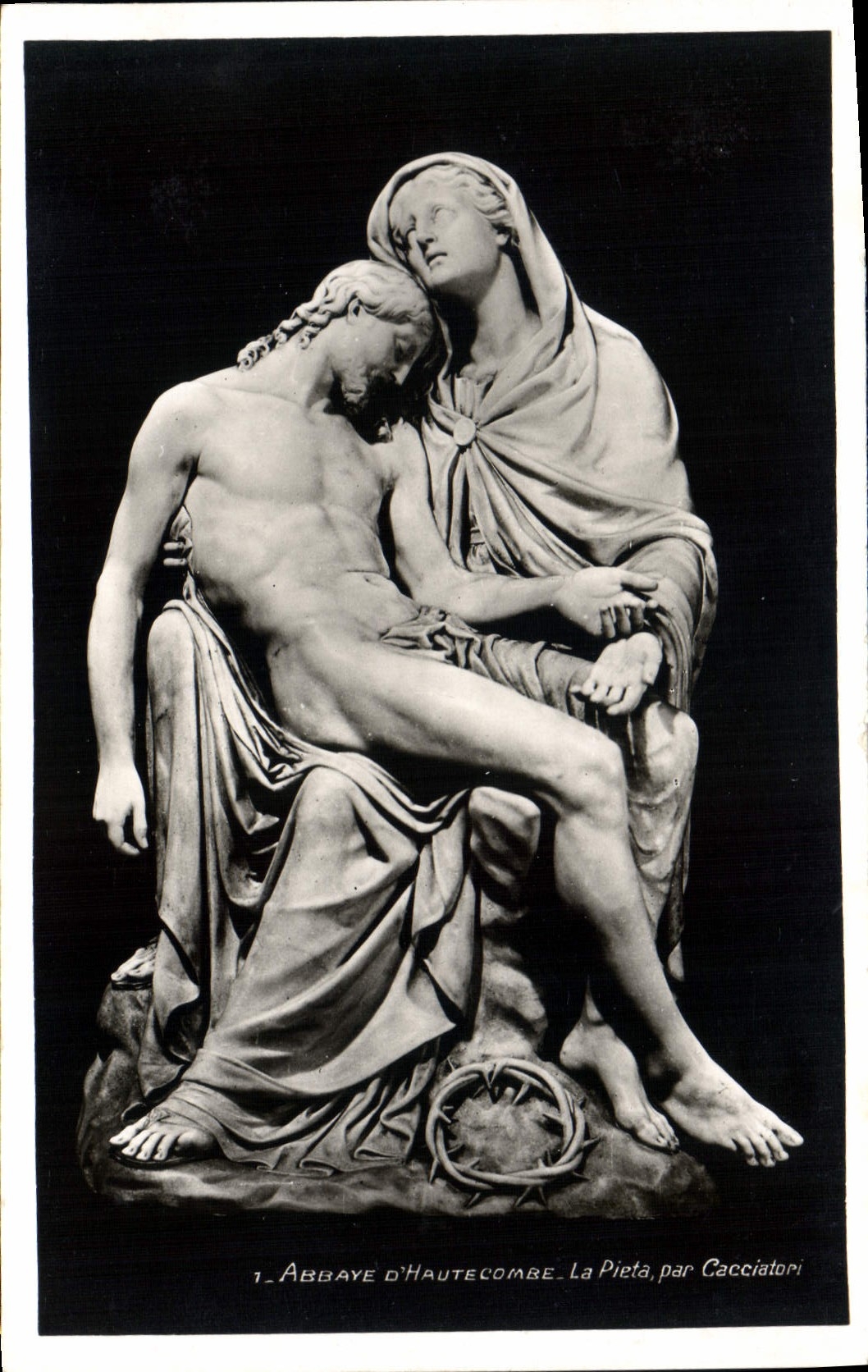 CPA Abbaye d'Hautecombe la Pieta par Cacciatori 
