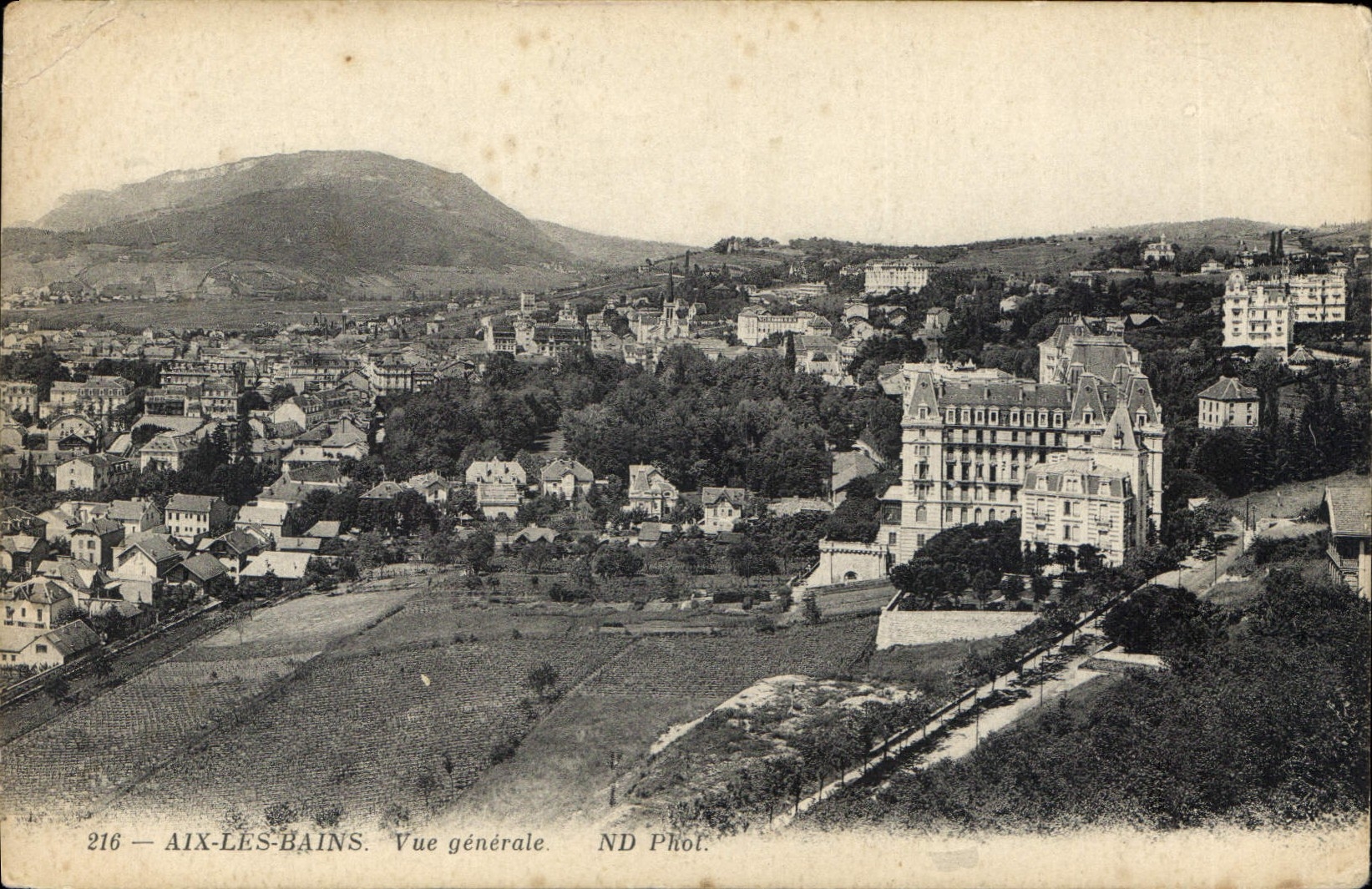 CPA Aix les Bains vue generale 