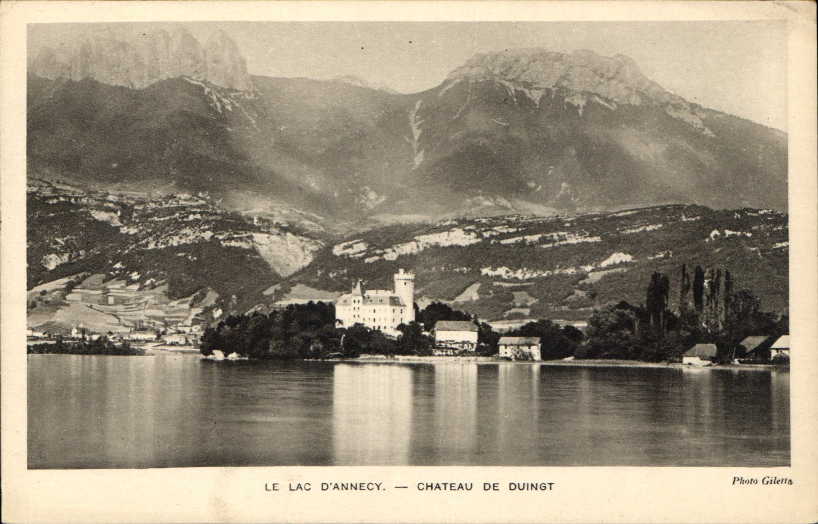 CPA Le Lac d'Annecy Chateau de Duingt 