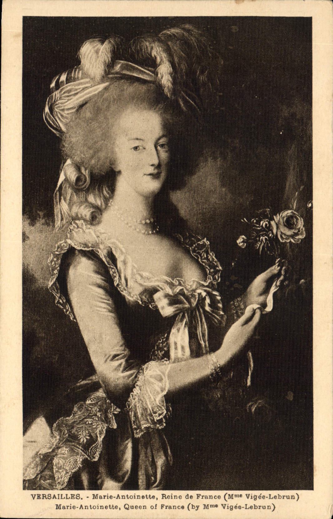 CPA Versailles Marie Antoinette Reine de France Mme Vigee Lebrun 