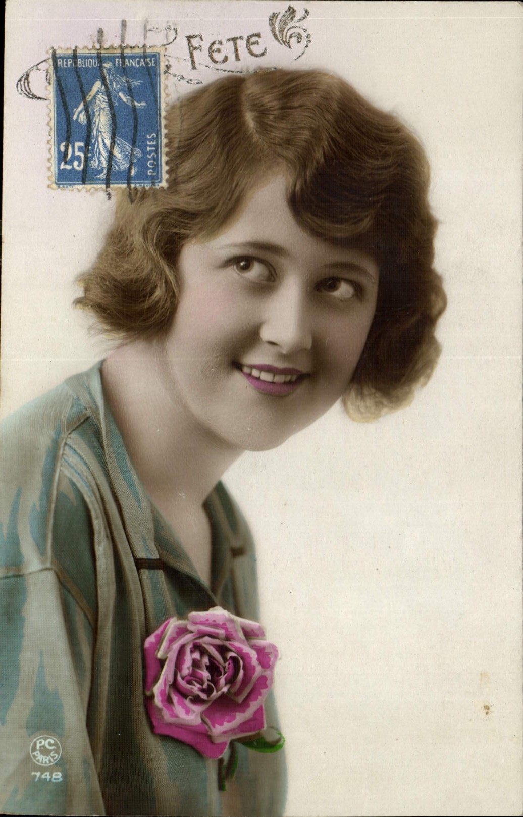 CPA Bonne Fete Femme