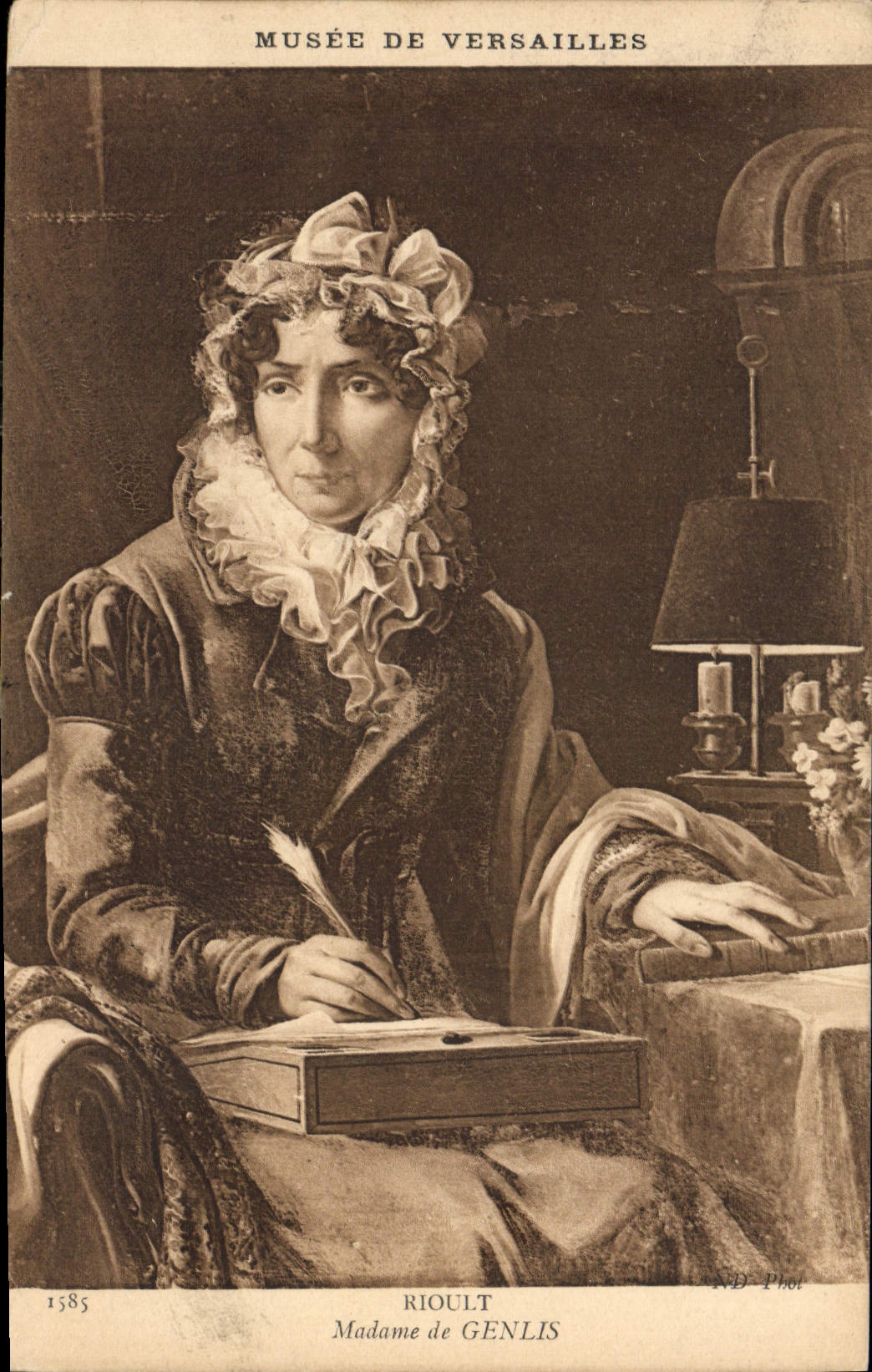 CPA Musee de Versailles Rioult Madame de Genlis 