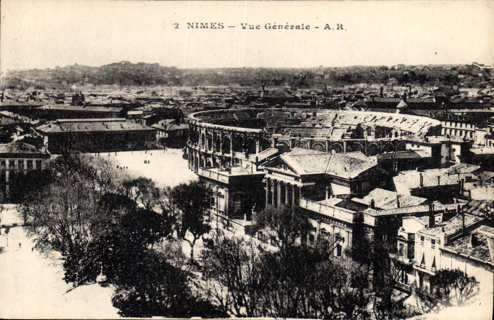 CPA Nimes Vue generale 