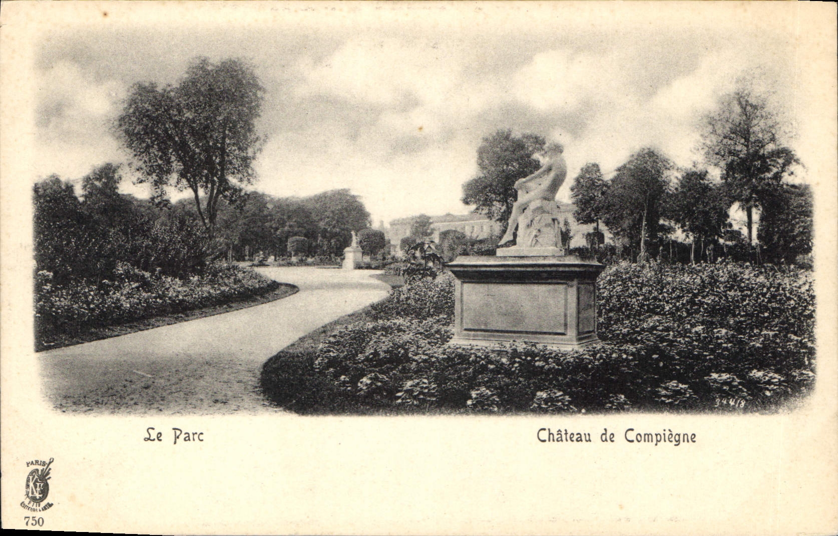 CPA le Parc Chateau de Compiegne 