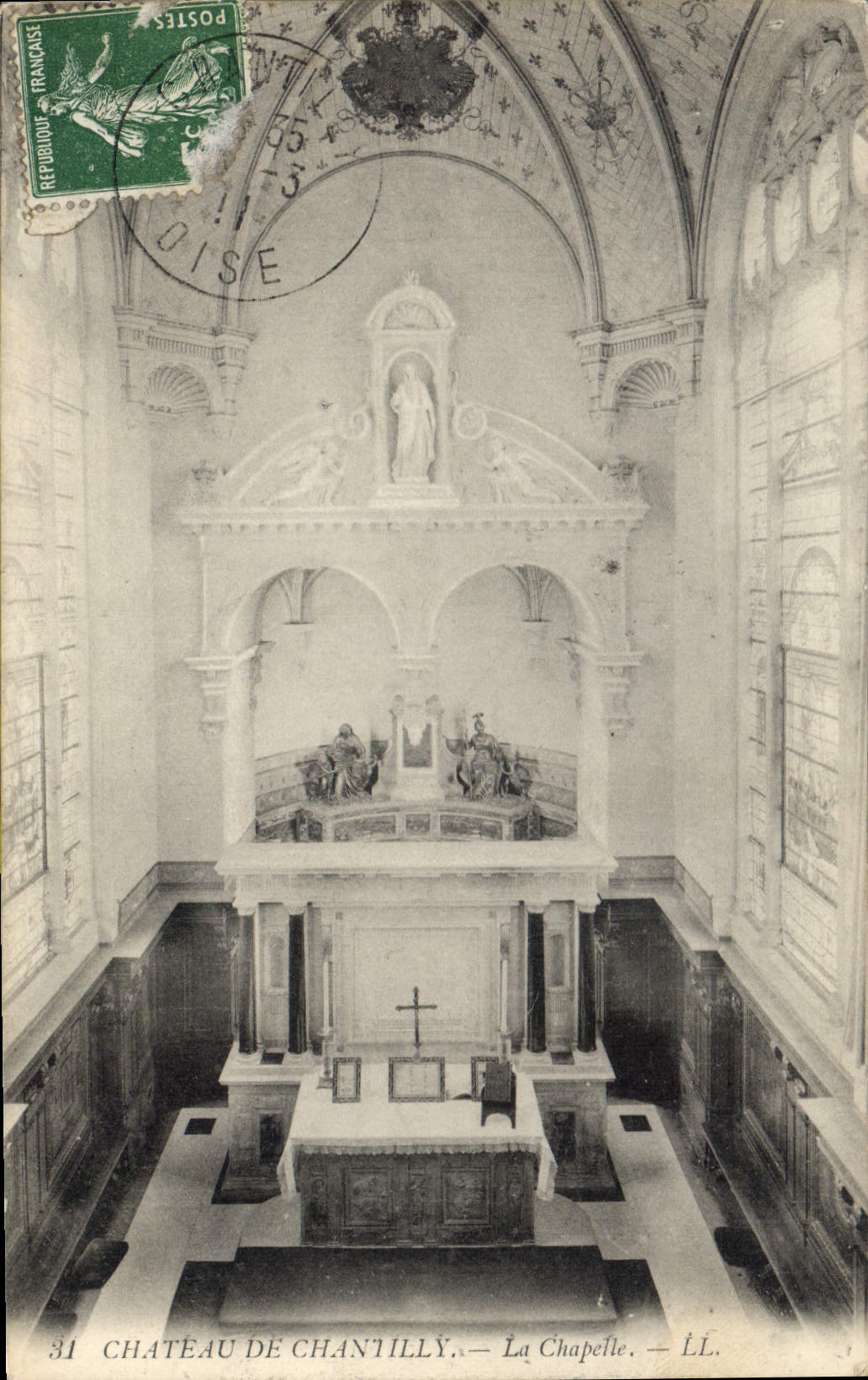 CPA Chateau de Chantilly la Chapelle 
