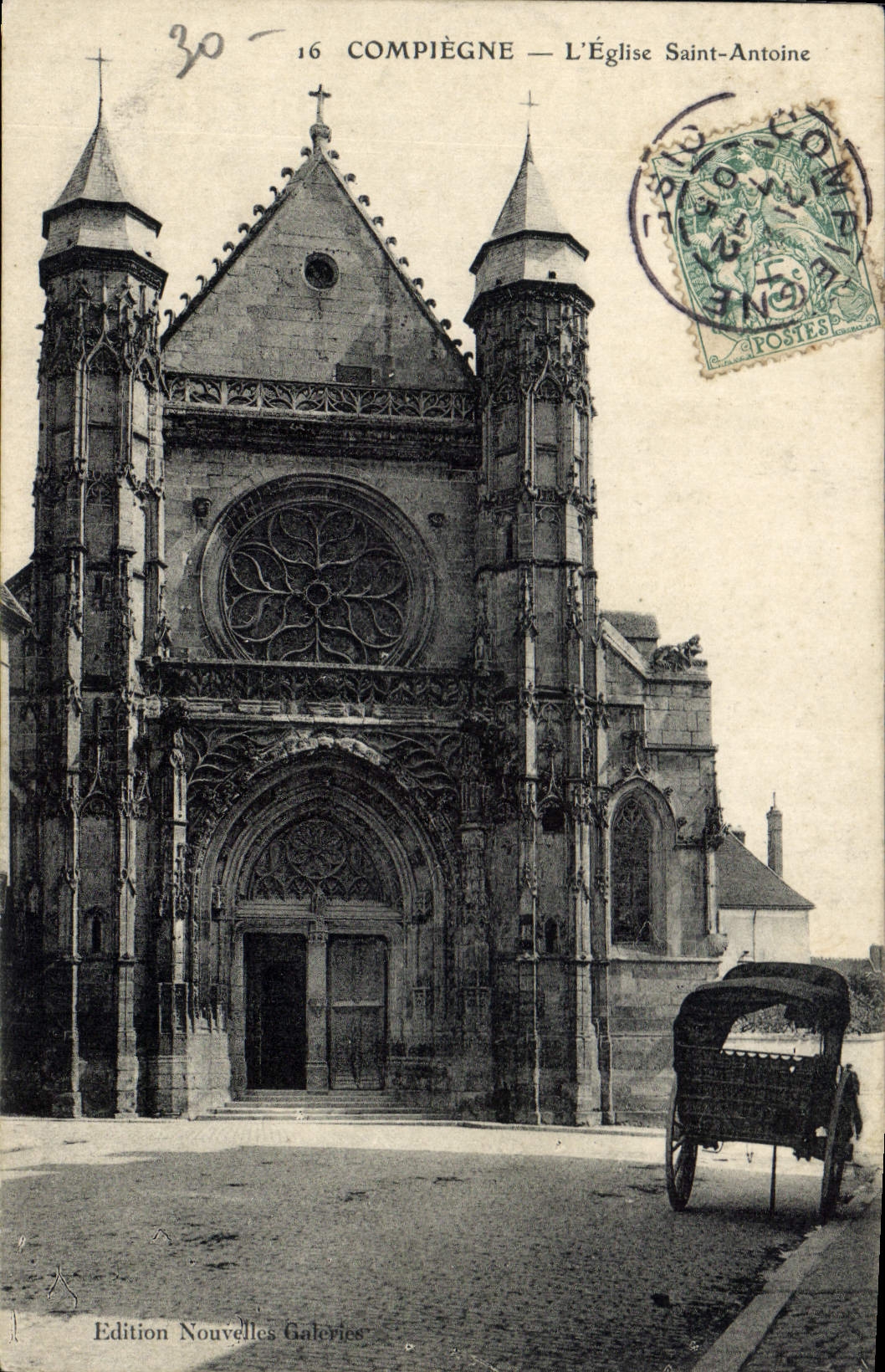 CPA Compiegne L'Eglise Saint Antoine 