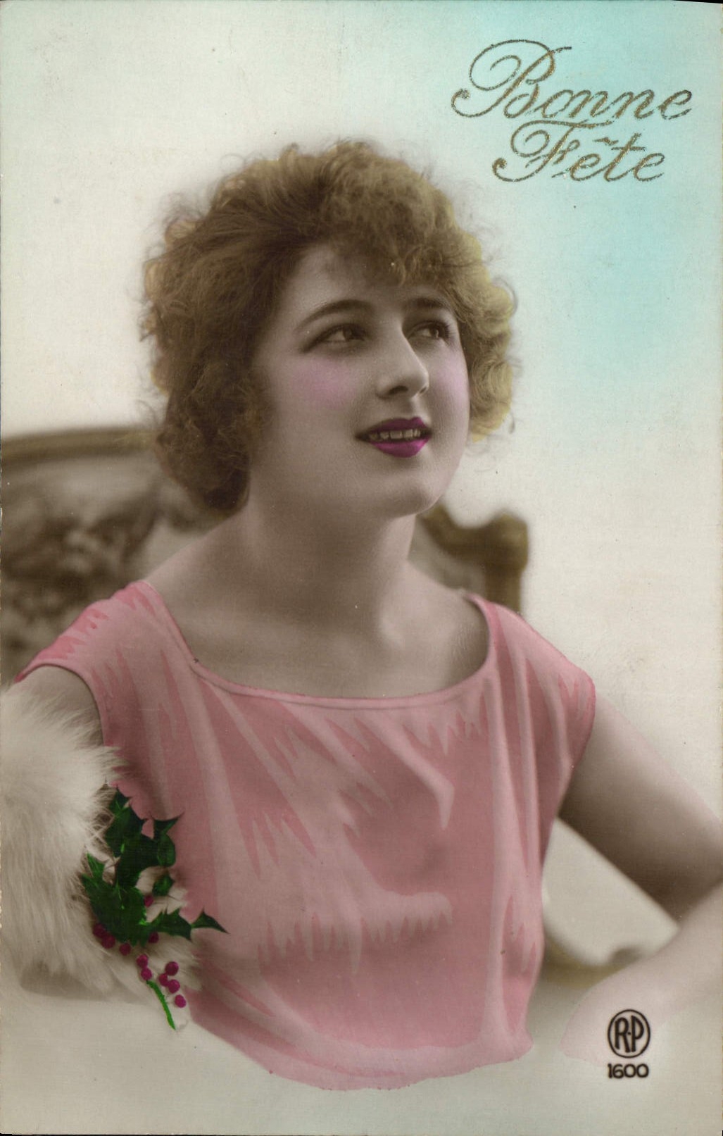 CPA Bonne Fete Femme