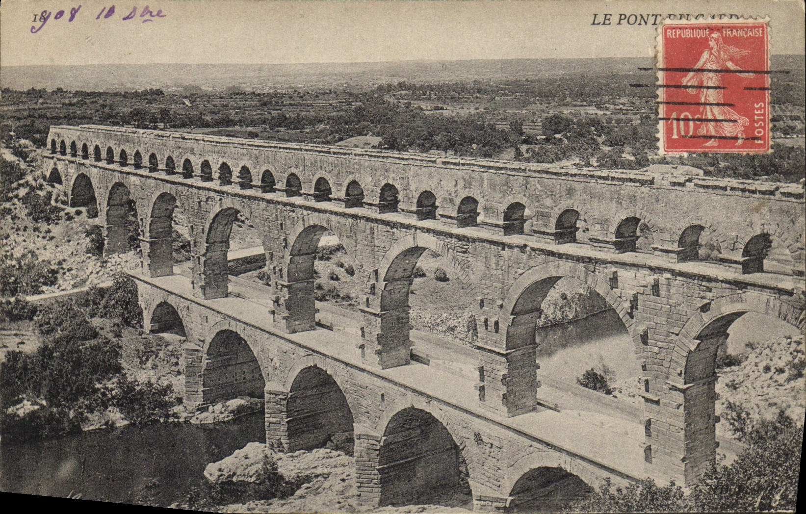 CPA Nimes Pont du Gard 