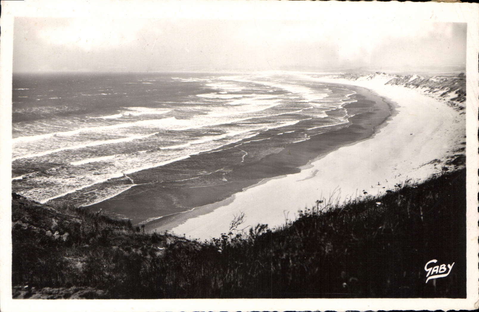 CPA Le Cap Gris Nez P de C La Plage en direction de Wissant
