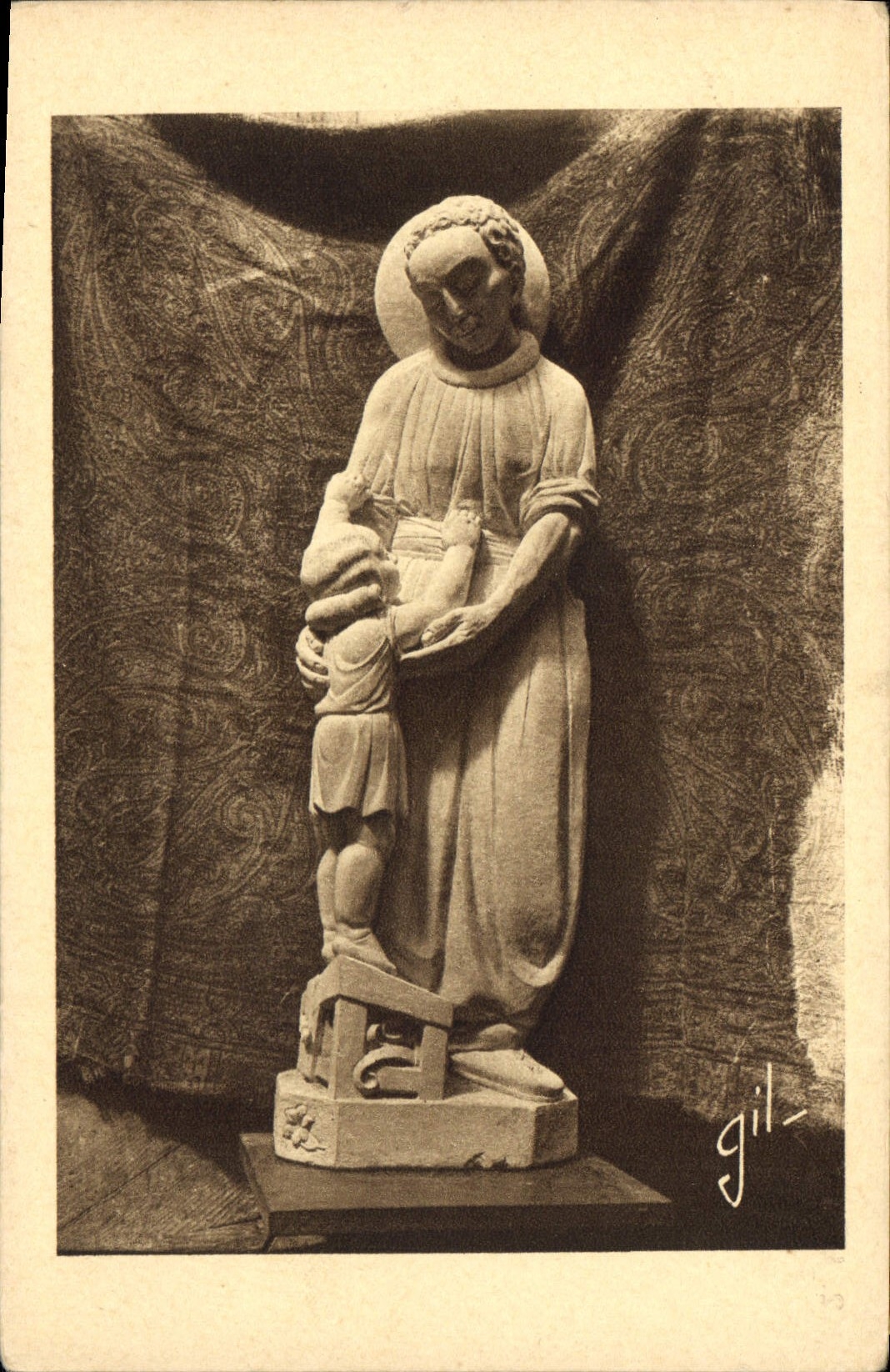 CPA Les tailles directes de Raymond Dubois St Joseph moulage 