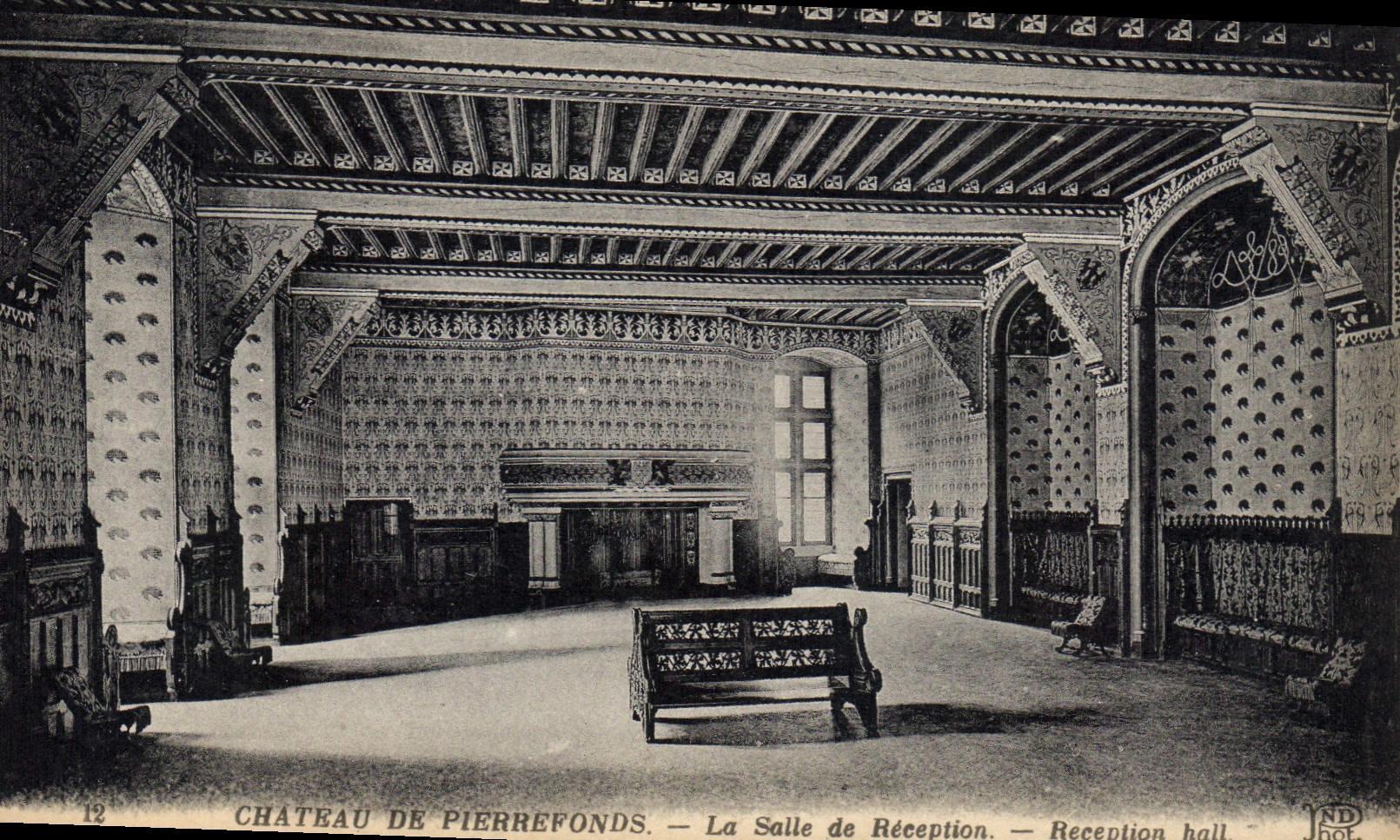 CPA Chateau de Pierrefonds La Salle de Reception 
