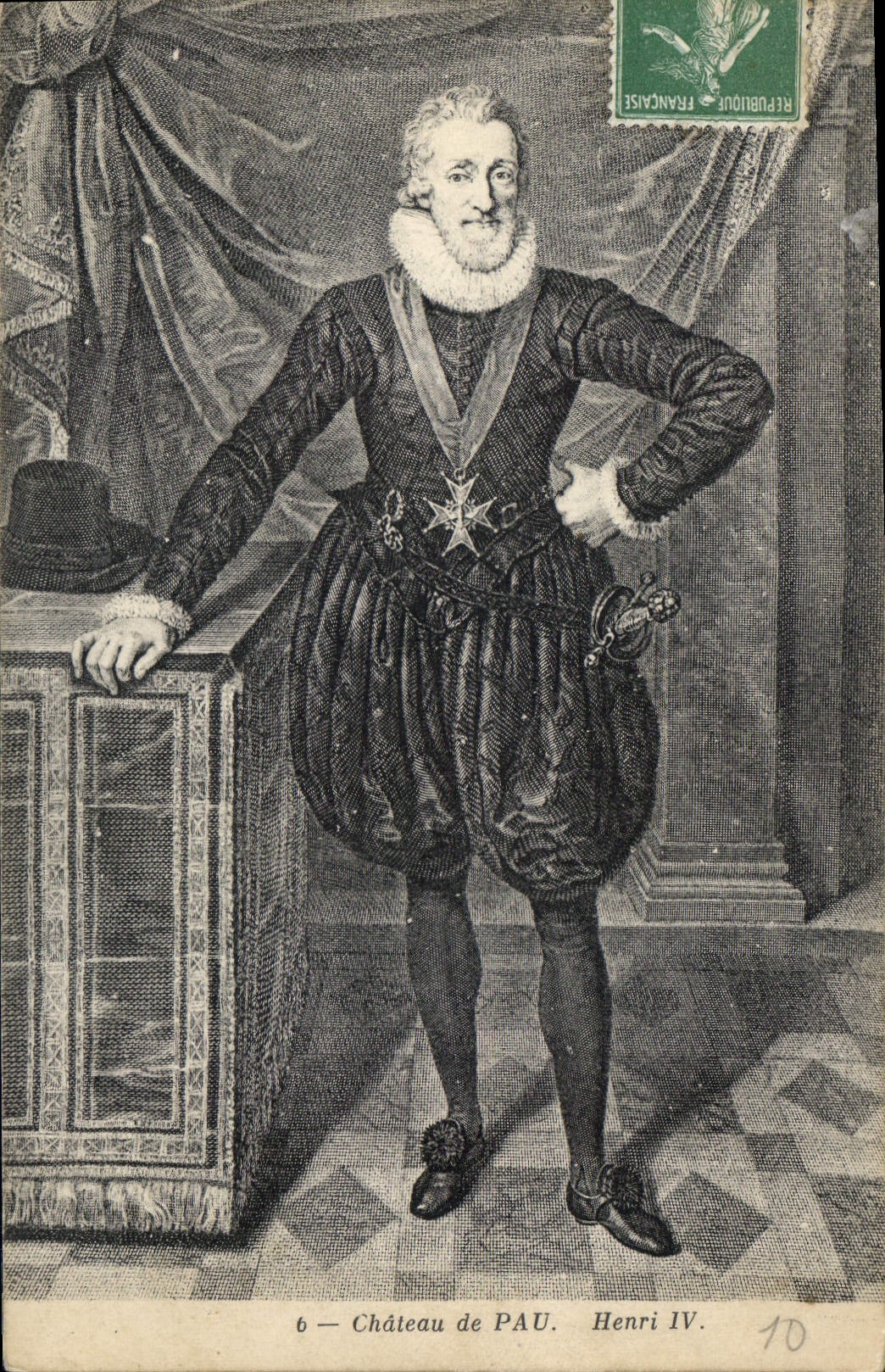 CPA Chateau de Pau Henri IV 