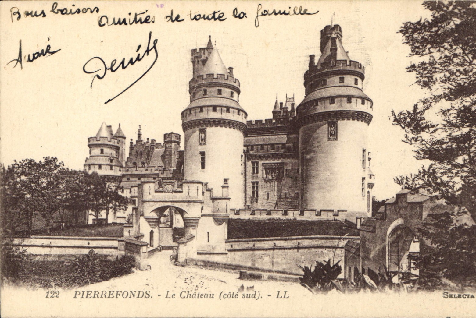 CPA Pierrefonds Le Chateau cote Sud 