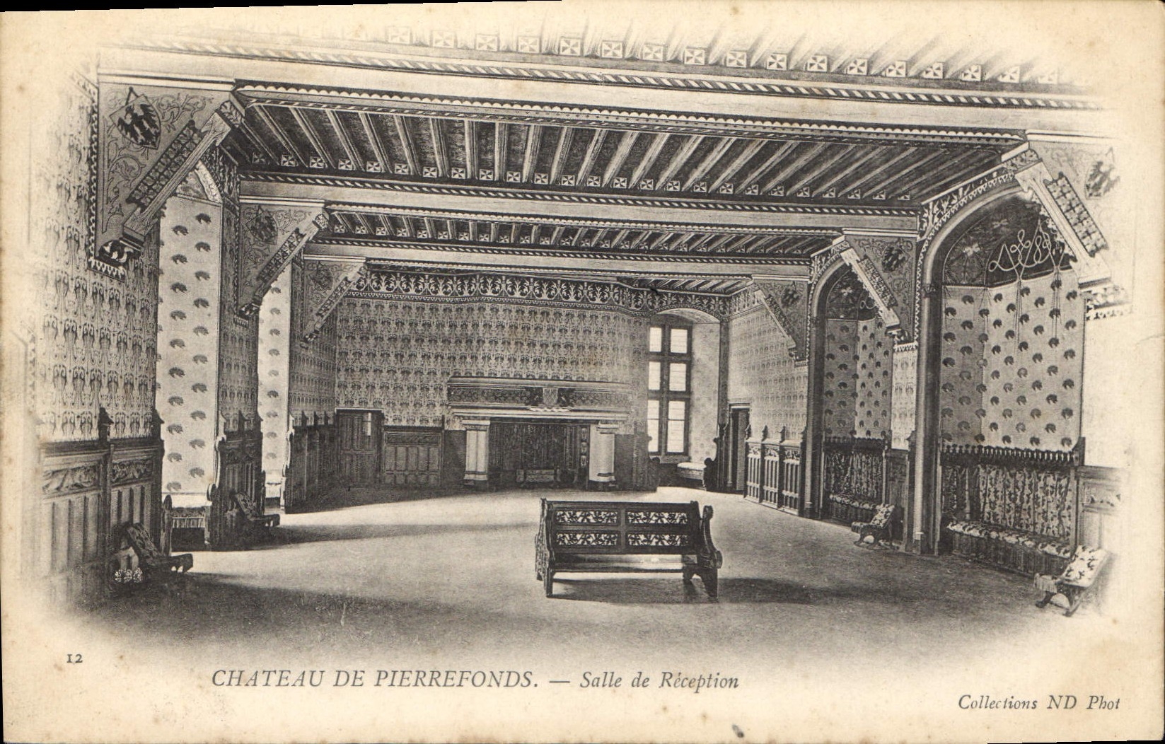 CPA Chateau de Pierrefonds Salle de Reception 