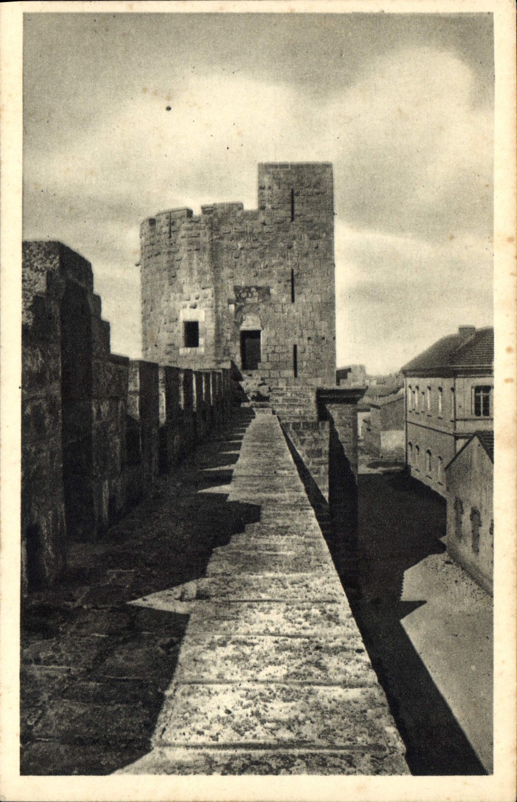 CPA Aigues Mortes Gard Les Remparts Porte de la Marine et Chemin de ronde 