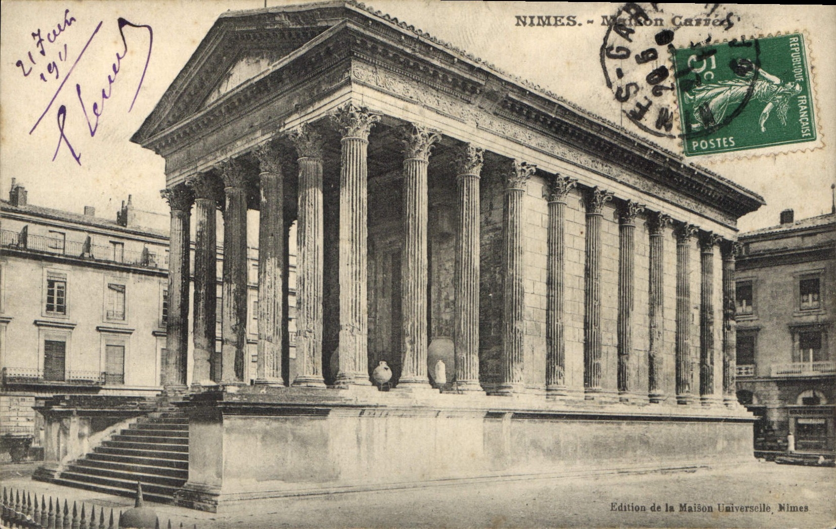 CPA Nimes Maison Carree