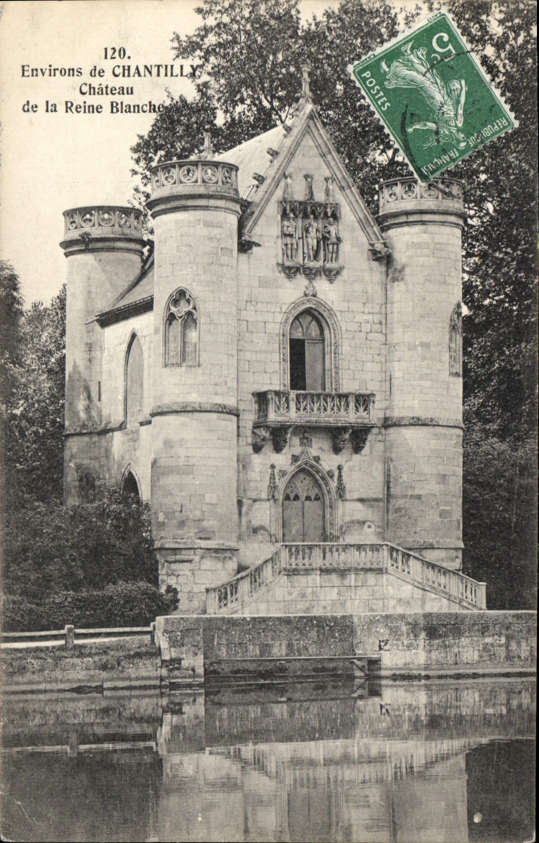 CPA Environs de Chantilly Chateau de la Reine Blanche 