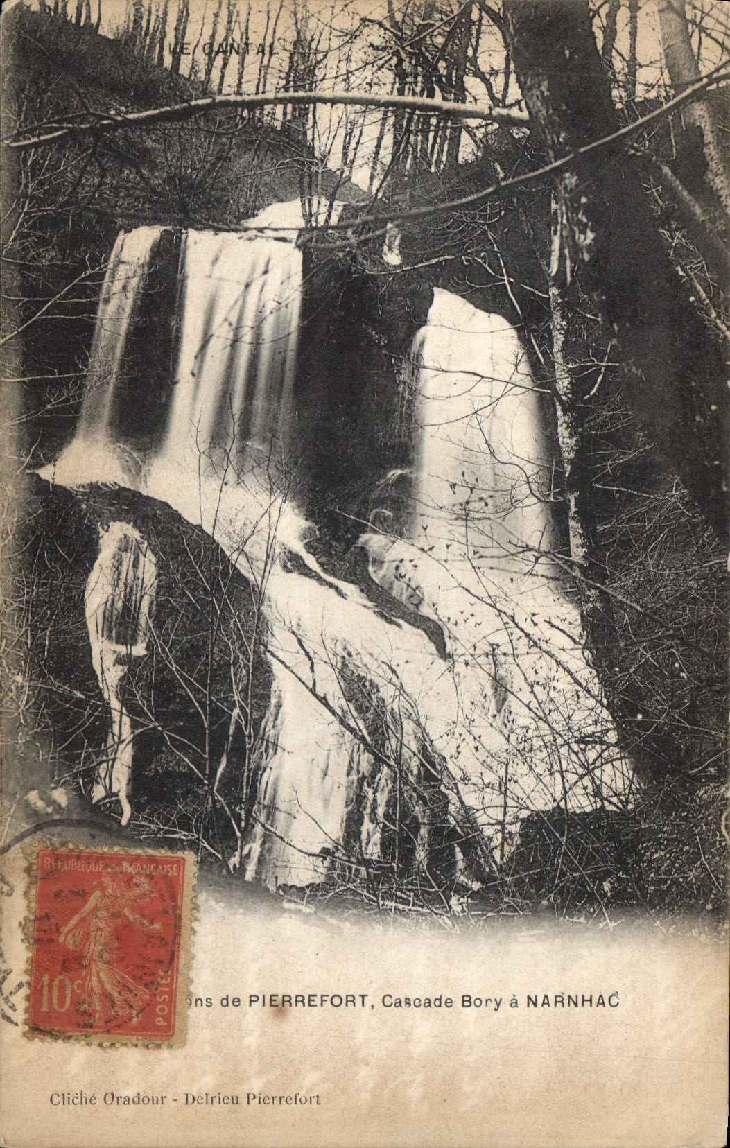 CPA Pierrefonds Cascade Bory a Narhnac 