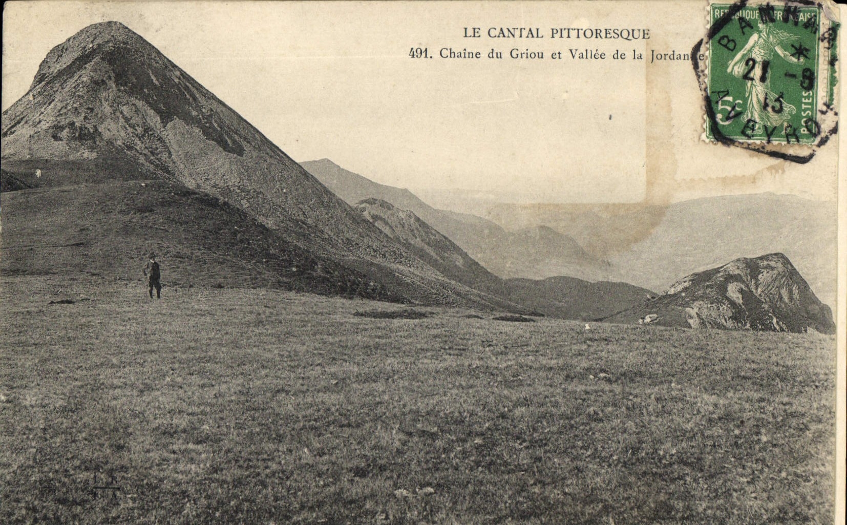 CPA Le Cantal Pittorsque Chaine du Griou et Vallee de la Jordanne 
