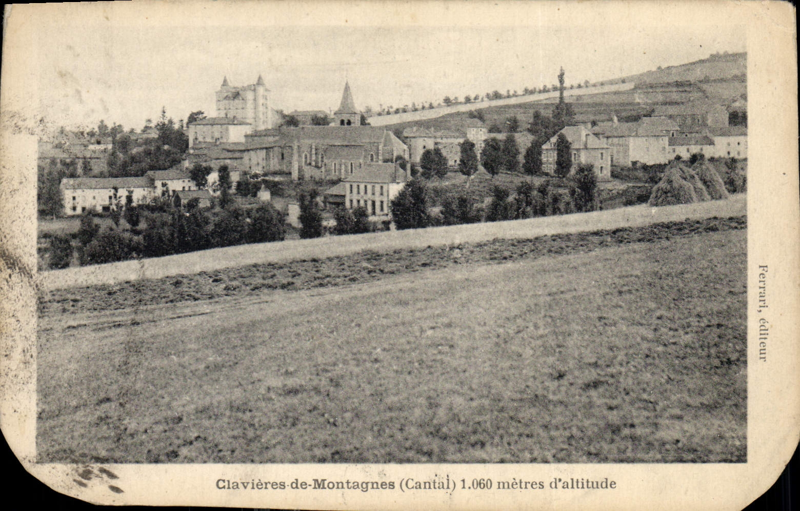 CPA Clavieres de Montagnes Cantal 