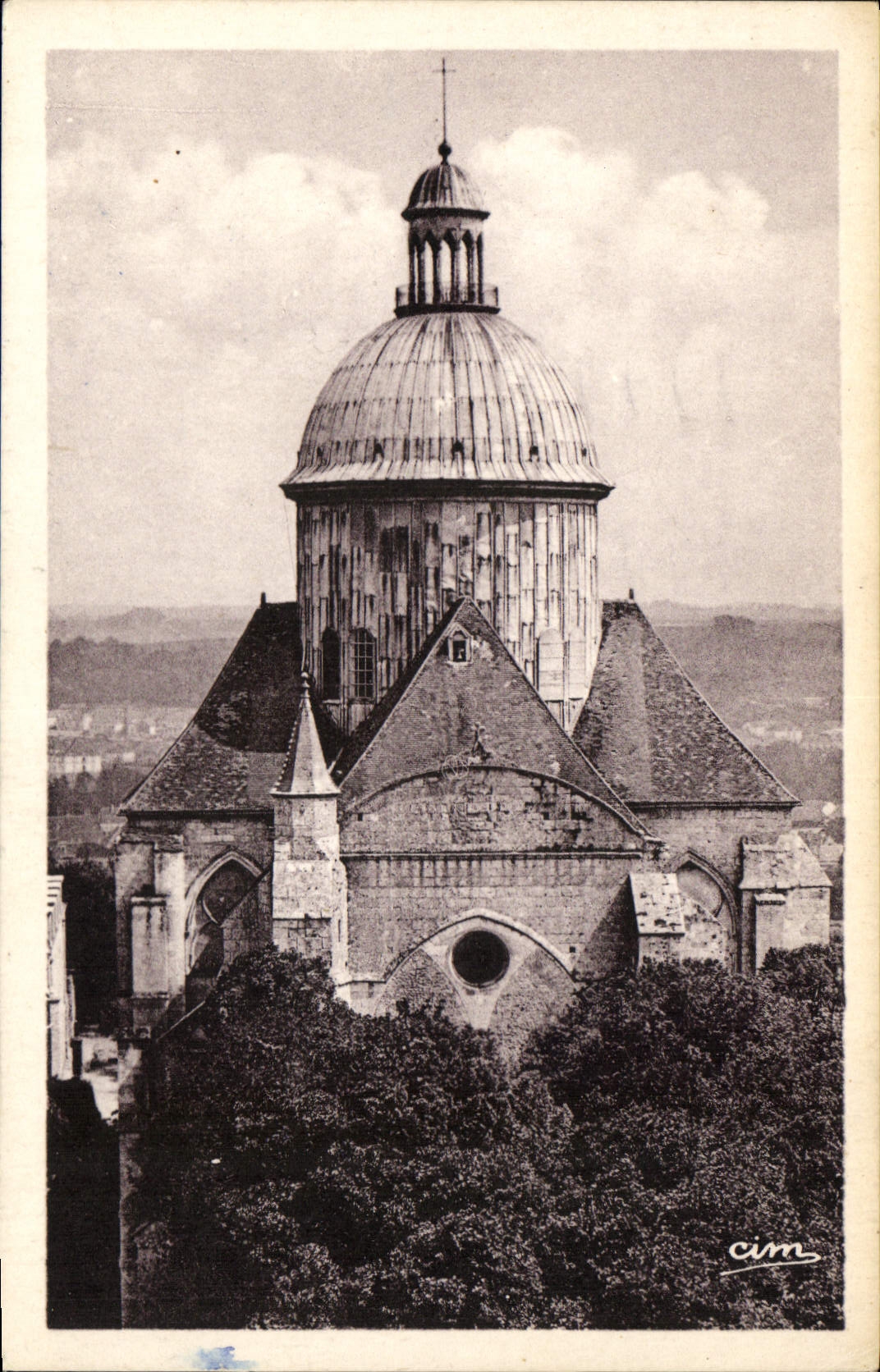 CPA Provins S et M Le Dome de Saint Quiriace 