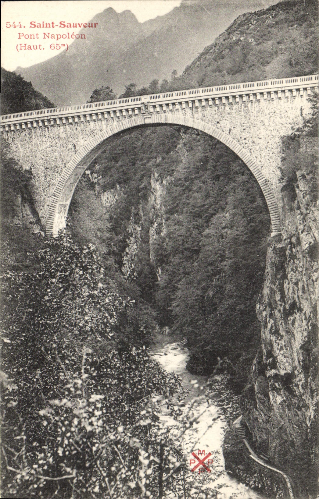 CPA Saint Sauveur Pont Napoleon 