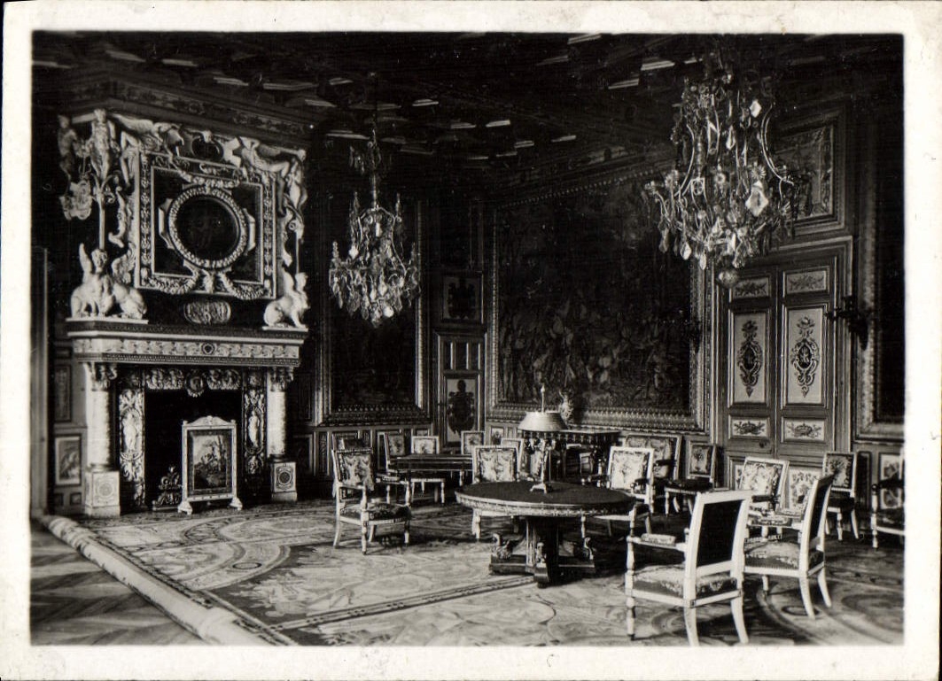 CPM Palais de Fontainebleau Salon de Francois I 