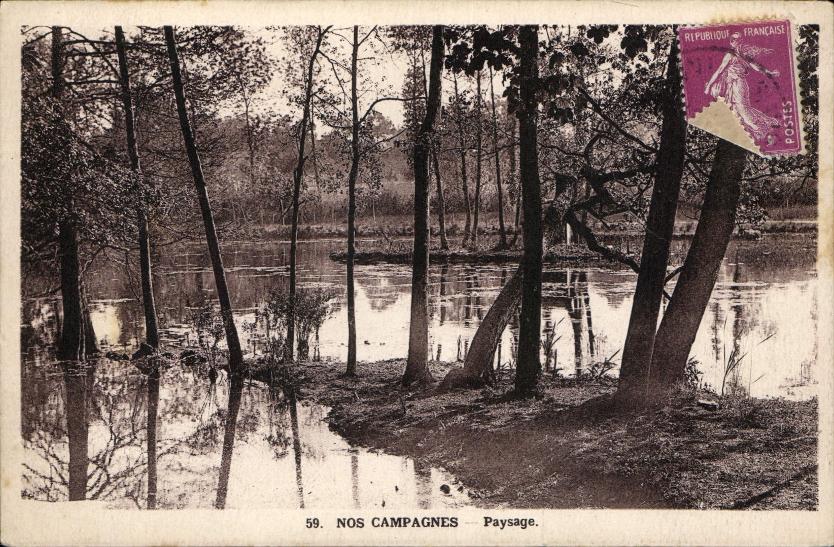 CPA Nos Campagnes Paysage 