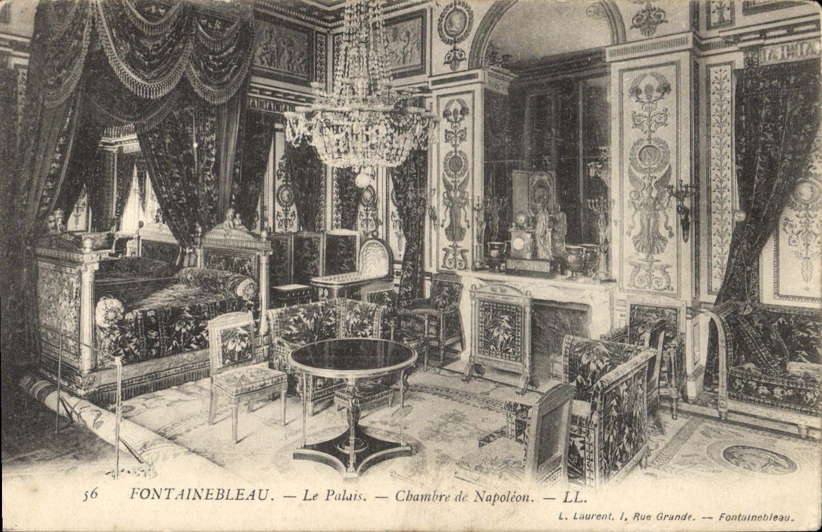 CPA Fontainebleau Le Palais Chambre de Napoleon 