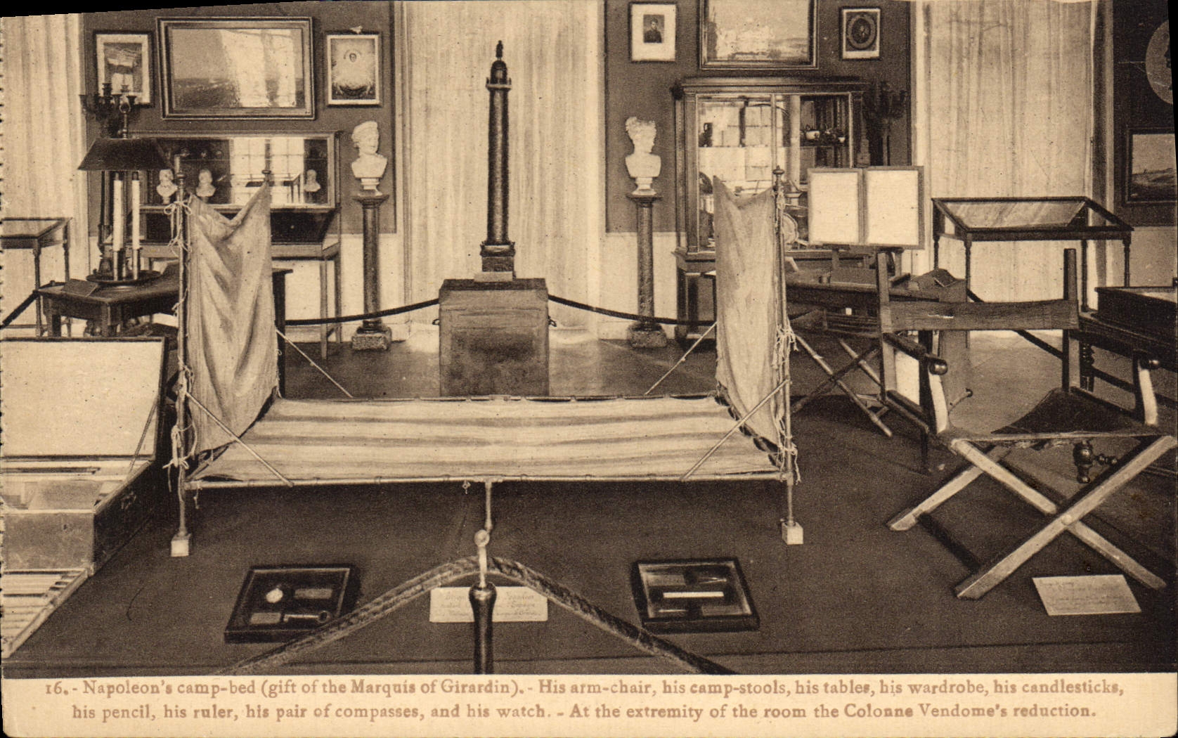 CPA Napolon camp bed