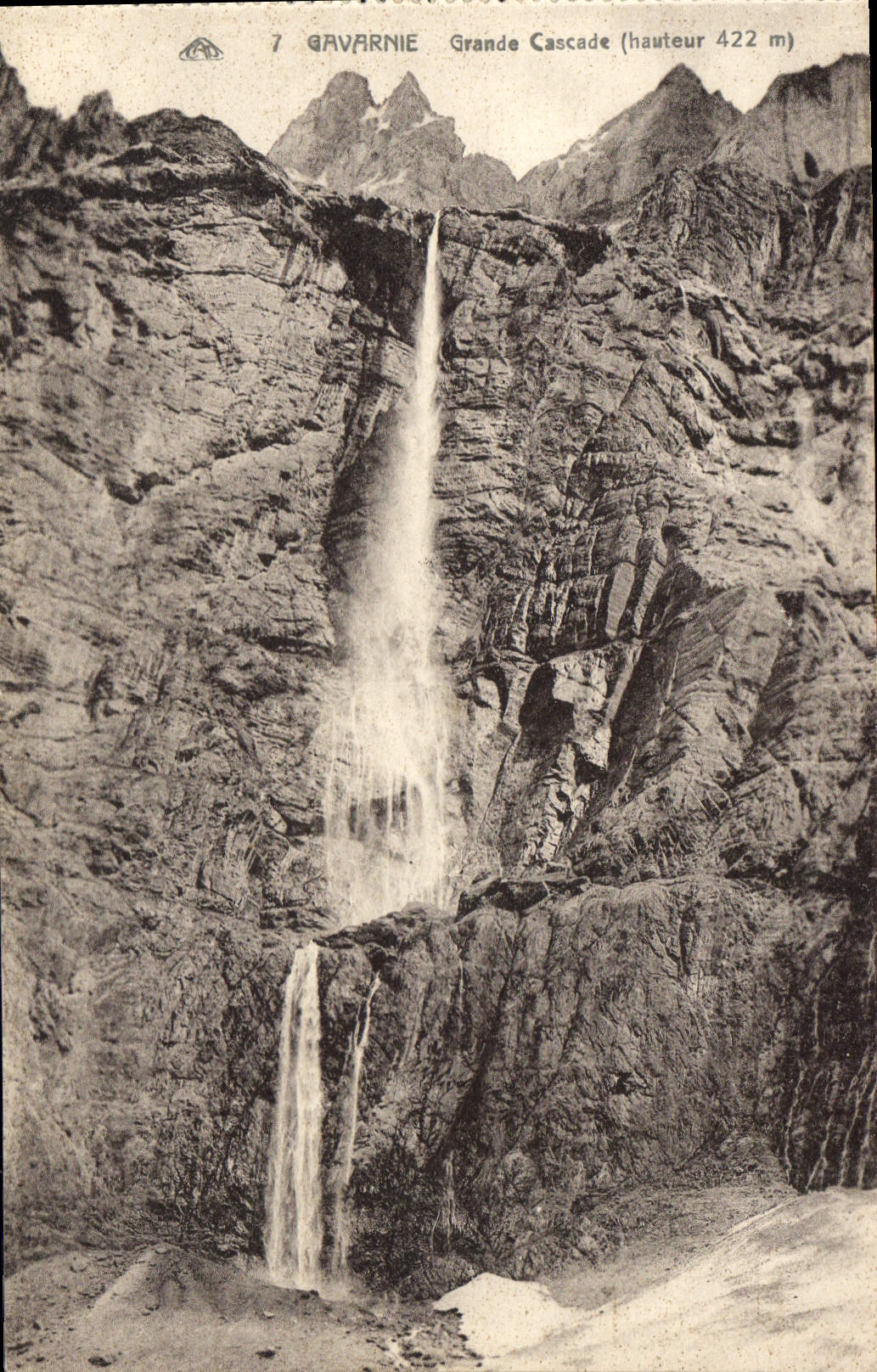 CPA Gavarnie Grande Cascade 