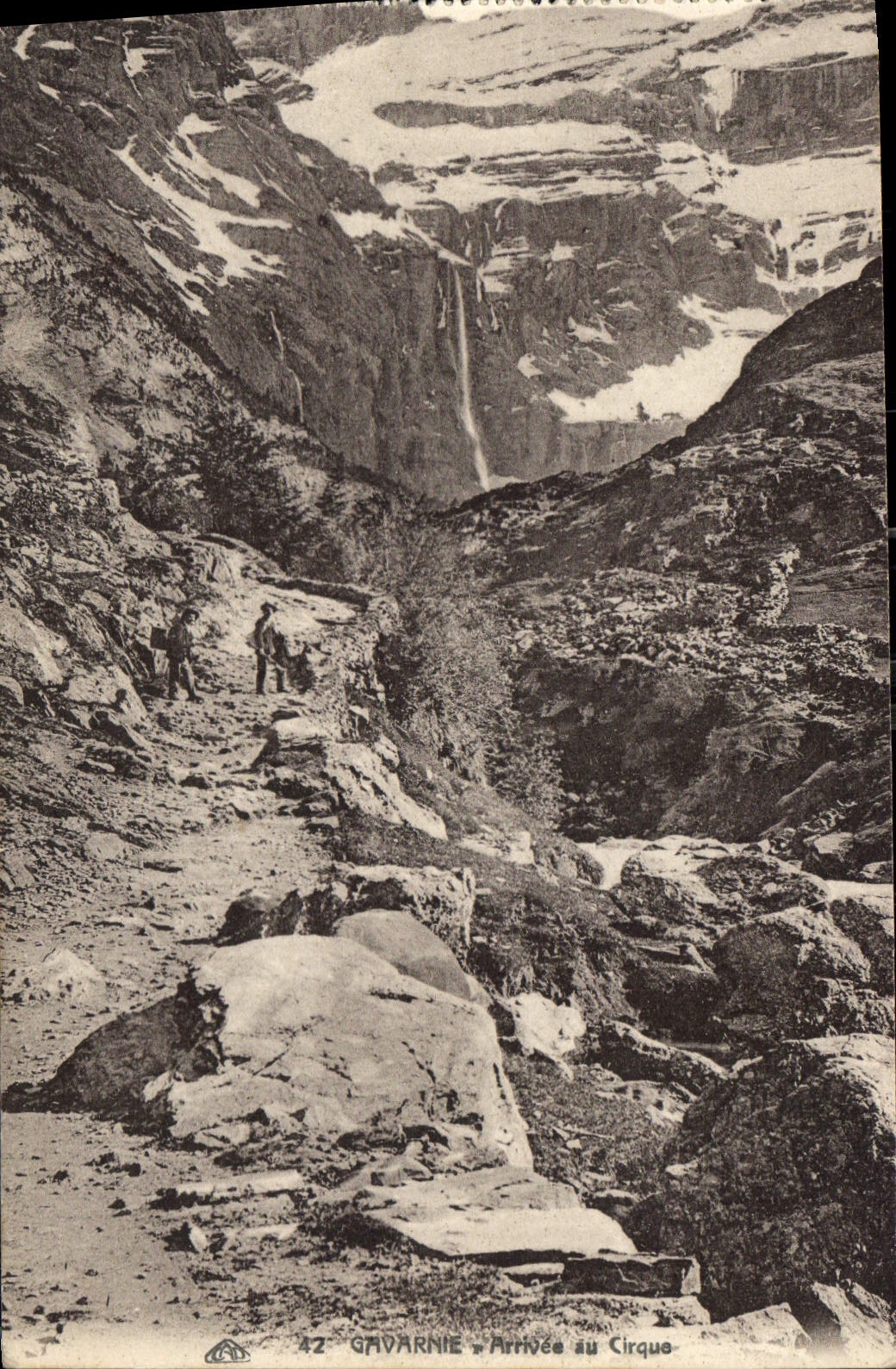 CPA Gavarnie Arrivee au Cirque 