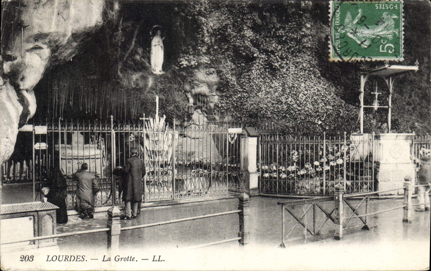 CPA Lourdes La Grotte 