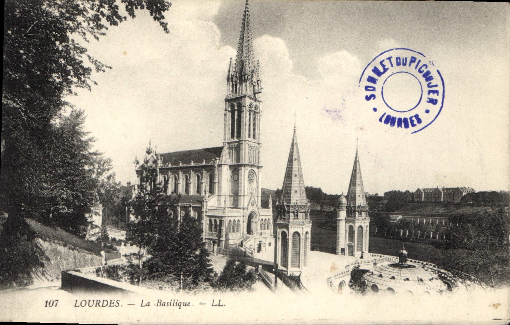CPA Lourdes La Basilique 