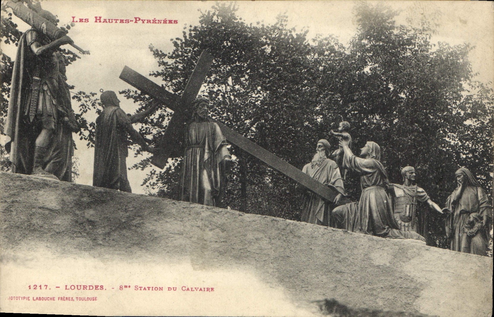 CPA Les Hautes Pyrenees Lourdes 8 Station du Calvaire 