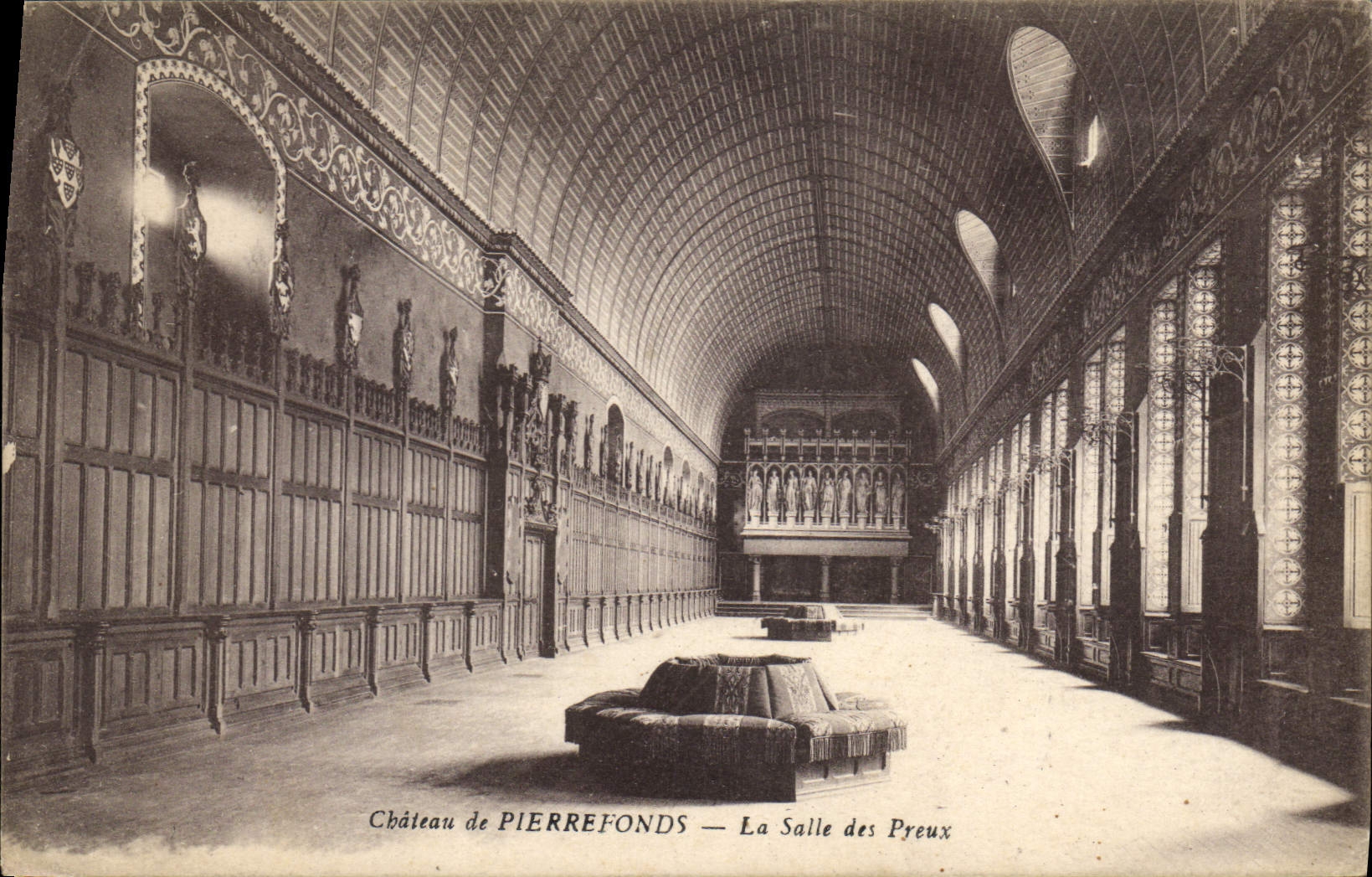 CPA Chateau de Pierrefonds La Salle des Preux 
