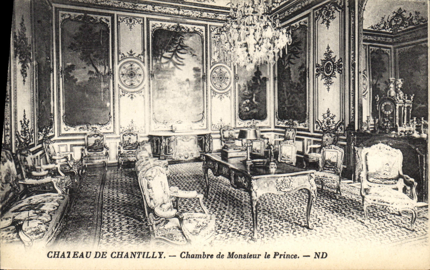 CPA Chateau de Chantilly Chambre de Monsieur le Prince