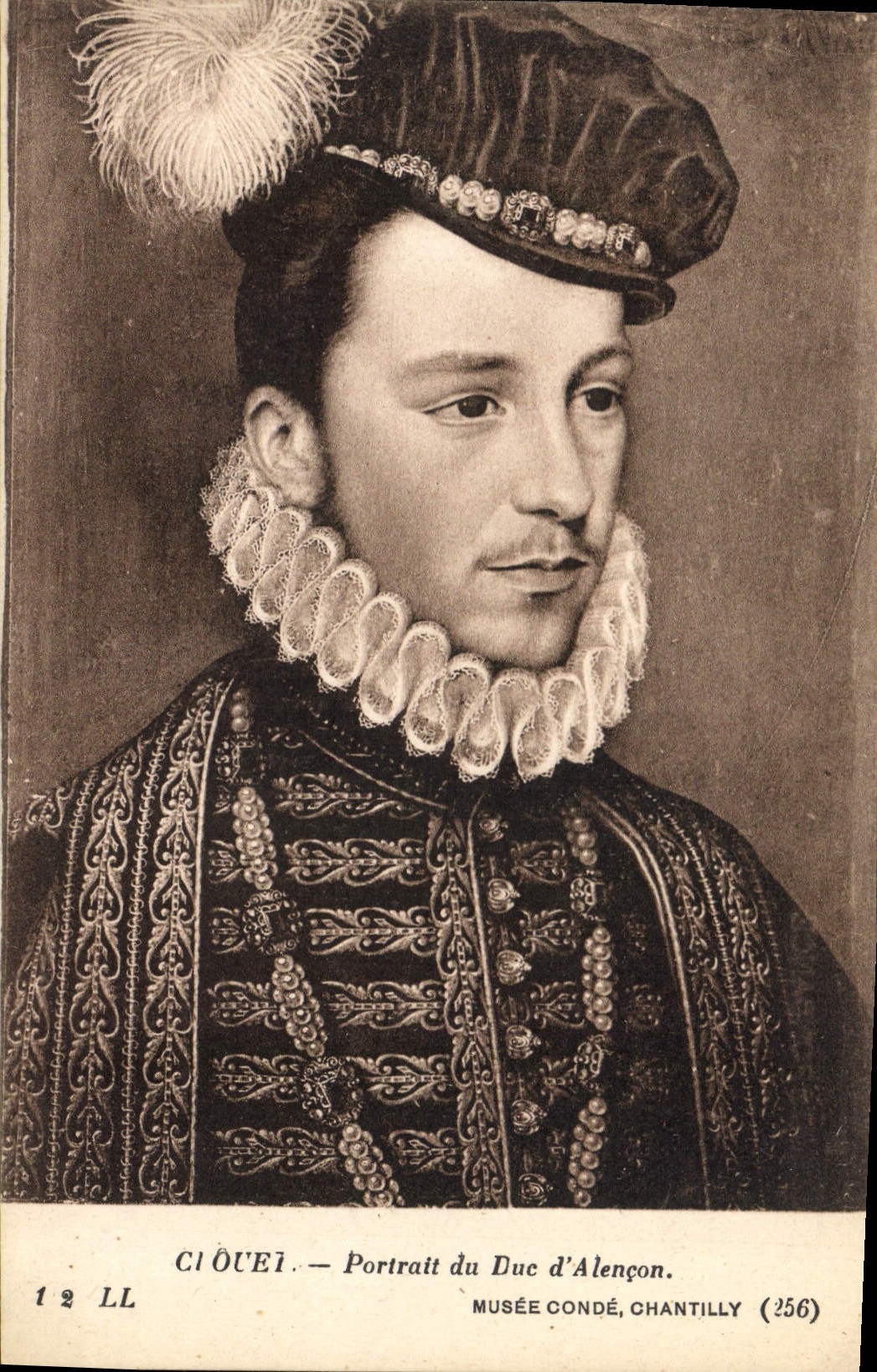 CPA Portrait du Duc d'Alencon Musee Conde Chantilly