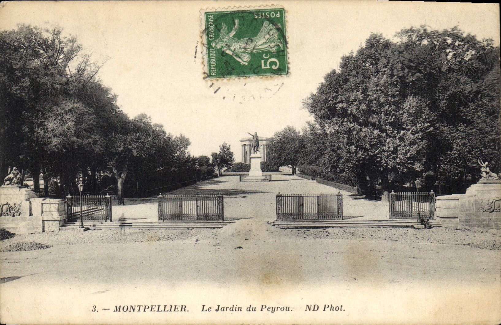 CPA Montpellier le Jardin du Peyrou 