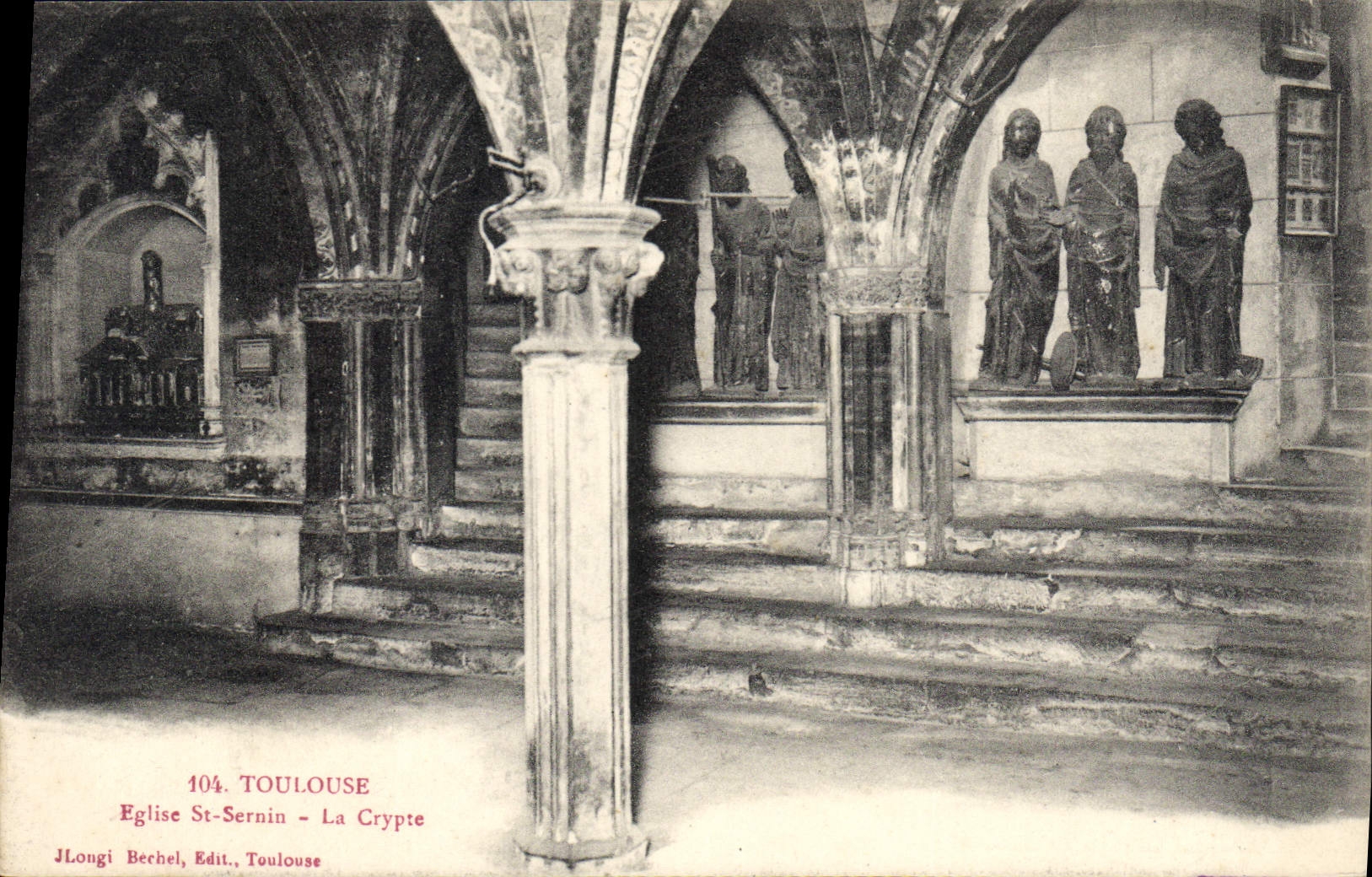 CPA Toulouse Eglise St Sernin La Crypte 