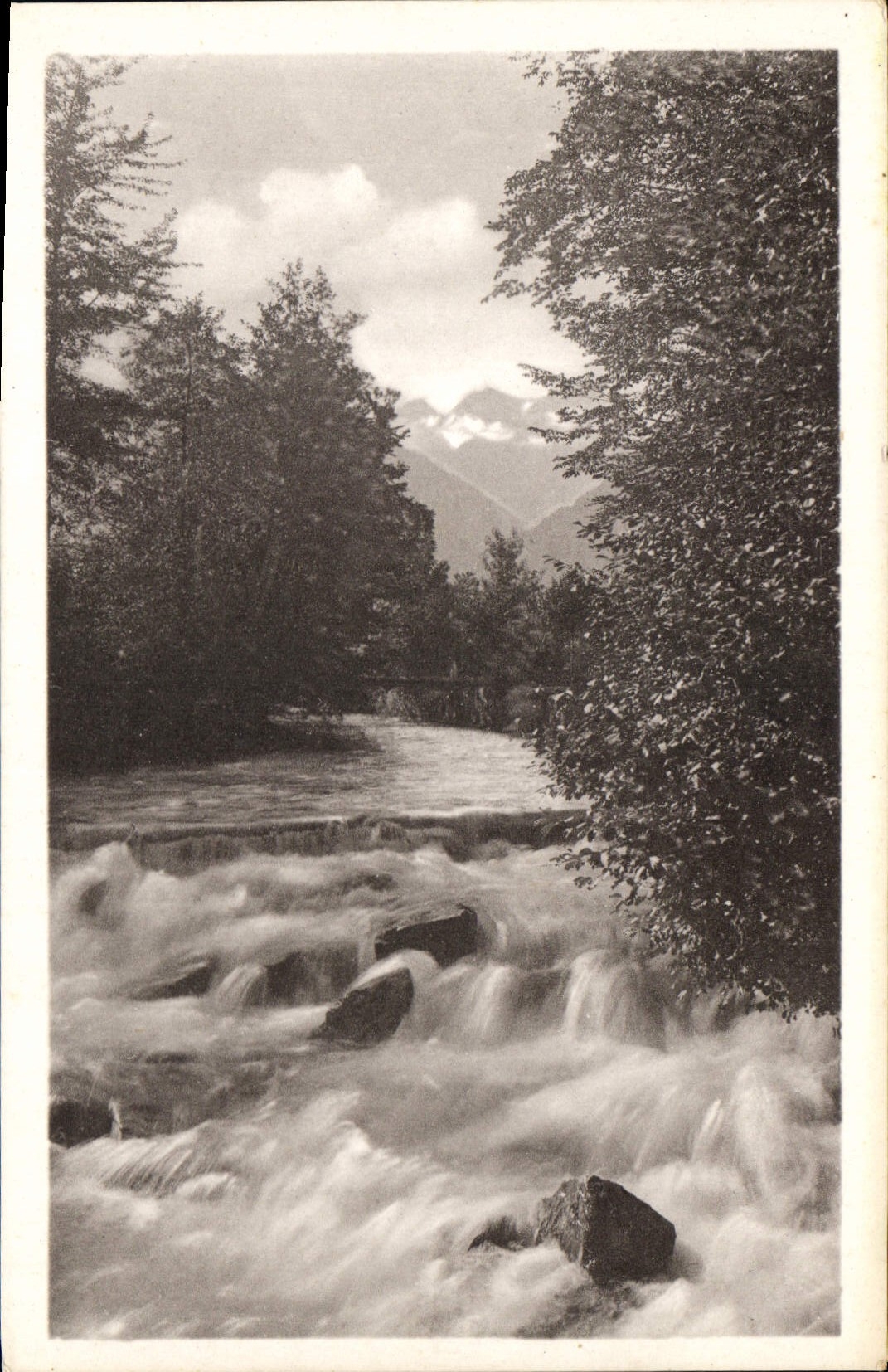 CPA Luchon Chute de la Pique 