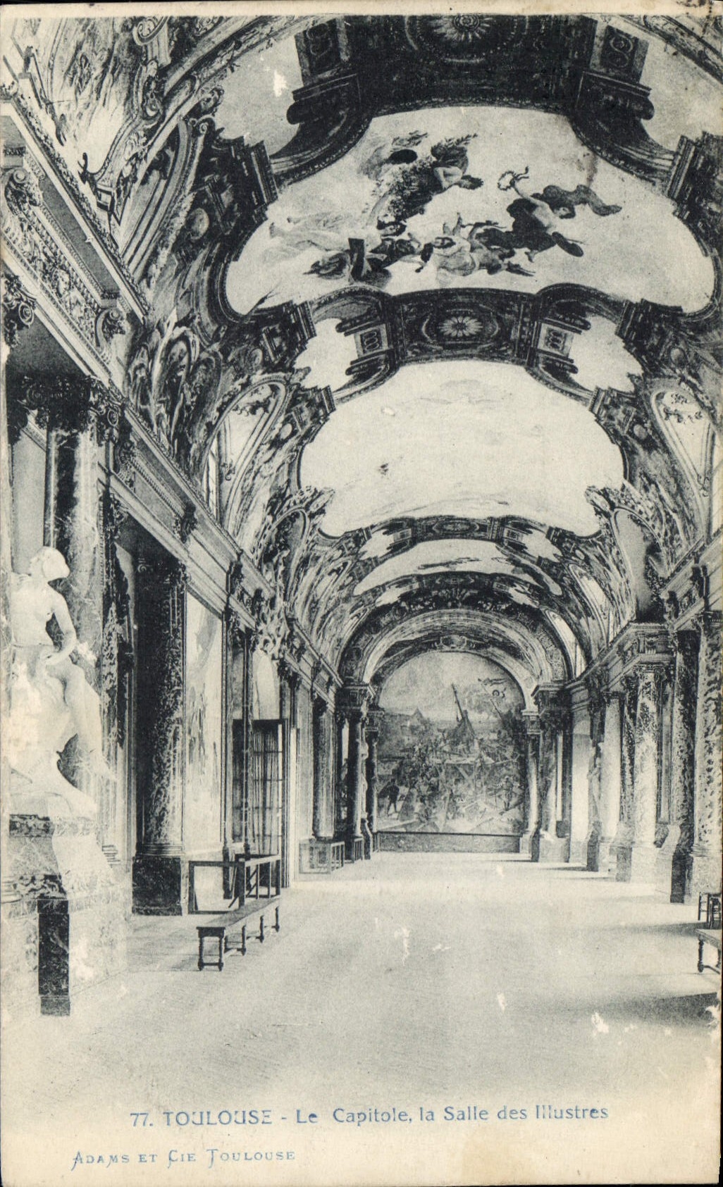 CPA Toulouse Le Capitole la Salle des Illustres 